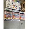 Image 4 : ZENO 72 COLOR MARKERS DUAL TONE ACRYLIC,  3 ZENO RETRO CALCULATORS, AND 100 ZENO CHALK STICKS