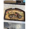 Image 1 : VINTAGE HARLEY DAVIDSON WOOD SIGN