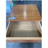 Image 2 : WOOD SIDE TABLE W/ 1 DRAWER, 1 DOOR