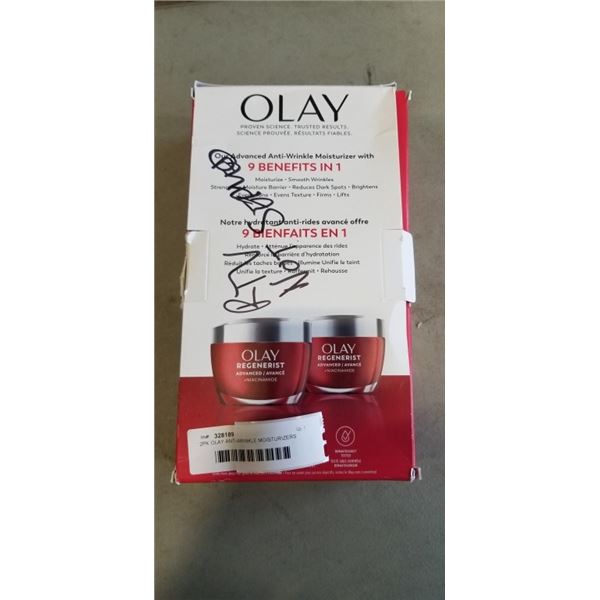 2PK OLAY ANTI-WRINKLE MOISTURIZERS
