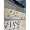 Image 2 : VIVO VINTAGE BROWN 71" X 36" TABLE TOP, AND VIVO BLACK ELECTRIC DUAL MOTOR DESK FRAME