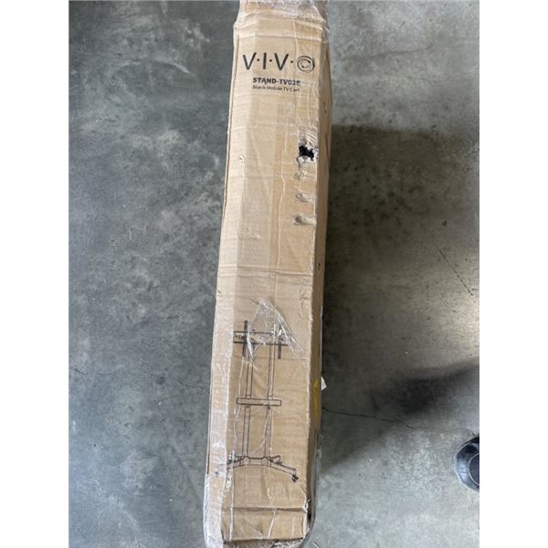VIVO BLACK MOBILE TV CART
