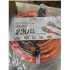 Image 1 : 200 FOOT HEAVY DUTY LIGHTED ORANGE EXTENSION CORD. 12AWG/3C