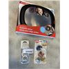 Image 1 : 2 NEW / SEALED PACKS BABY SOOTHERS AND REAR SEAT MIRROR