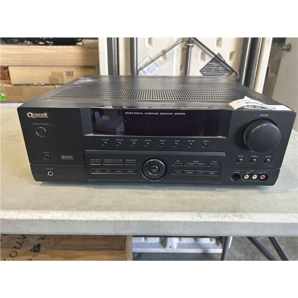 QUEST DIGITAL SURROUND RECEIVER, MODEL QSR5000