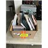 Image 1 : TRAY OF BEAUTY ITEMS INCLUDING BLOOMORA HEATLESS CURLING SET, MOISTURIZING FOOT MASK, EYE MASK SET, 
