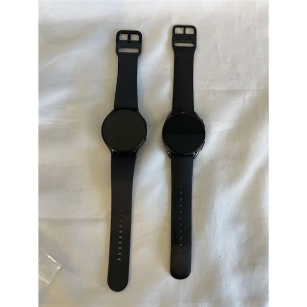 2 SAMSUNG SMART WATCHES, UNAUTHETICATED, UNTESTED, FOR PARTS