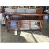 Image 1 : WOOD 50INCH MEDIA CABINET