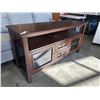 Image 2 : WOOD 50INCH MEDIA CABINET