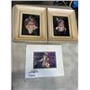 Image 1 : 3 NATIVE PRINTS, 2 ARE FRAMED
