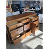 Image 4 : WOODEN 9 DRAWER 1 DOOR DRESSER