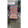 Image 3 : AS NEW TOMMY BAHAMA BEACH UMBRELLA AND TOMMY BAHAMA FOLDING PATIO CHAIR