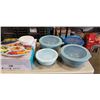 Image 2 : NEW MELAMINE 4 PIECE SERVING SET AND A 5 BOWL SERVING SET