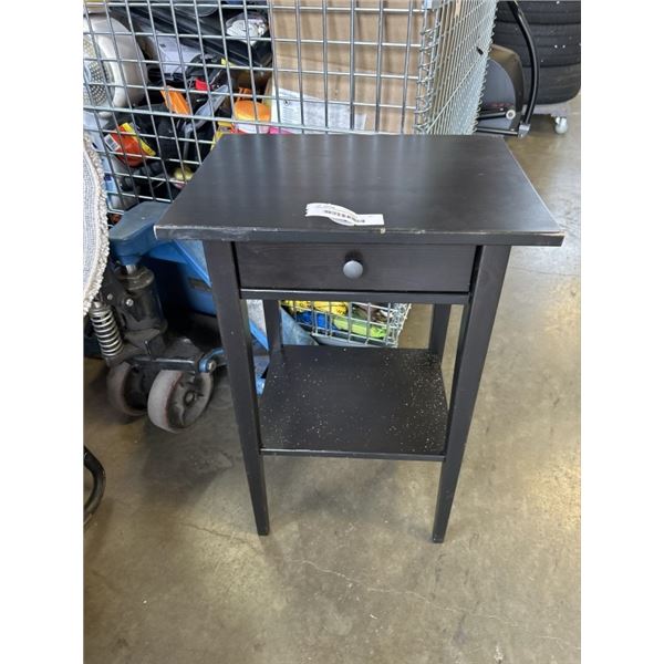 IKEA BLACK MALM NIGHT STAND