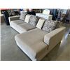 Image 4 : BROWN 2 PIECE SECTIONAL SOFA W/ DEEP SEAT CUSHIONS