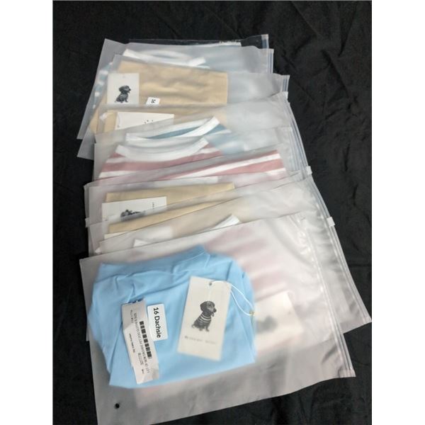 LOT OF NEW DACHSIE PET DOG CLOTHES SIZE 16 11PCS