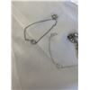 Image 3 : 2 - 925 STERLING BRACELETS AND ONE 950 BRACELET