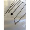 Image 3 : SILVER TONE CHAIN NECKLACES