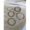 Image 1 : GOLD TONE BANGLES
