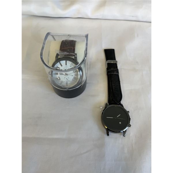 2 MENS WATCHES, ONE NEW IN CASE
