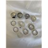 Image 2 : ASSORTED SILVER TONE RINGS, CONTAINS REAL SILVER