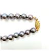 Image 2 : STERLING SILVER CULTURED PEARL NECKLACE, RETAIL $300.00.