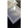 Image 2 : NEW 2.3CT NATURAL WHITE FIRE OPAL GEMESTONE, UNTREATED, OVAL CUT - RETAIL $290