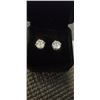 Image 1 : NEW S925 3.0CT EACH SIMULATED DIAMOND (CZ) STUD EARRINGS, MOUNTED IN 925 STERLING SILVER W/ WHITE GO