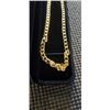 Image 2 : NEW 14K GOLD PLATED 6.5MM CUBAN LINK NECKLACE, 17.5" LONG