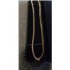Image 3 : NEW 18K GOLD PLATED 2.5MM PRINCESS CUT SIMULATED DIAMOND (CZ) TENNIS NECKLACE 18" LONG