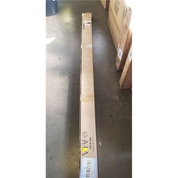 VIVO 80" MANUAL PROJECTOR SCREEN. MODEL PS-M-80