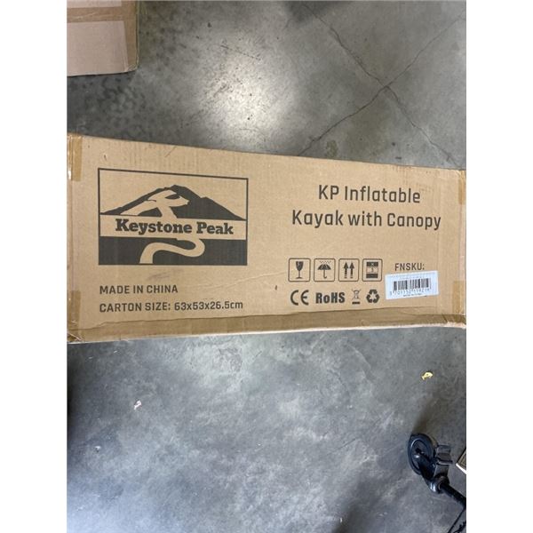 KEYSTONE PEAK INFLATABLE KAYAK WITH CANOPY