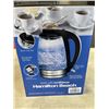 Image 3 : HAMILTON BEACH 1.7L ELECTRIC GLASS KETTLE - TESTED WORKING