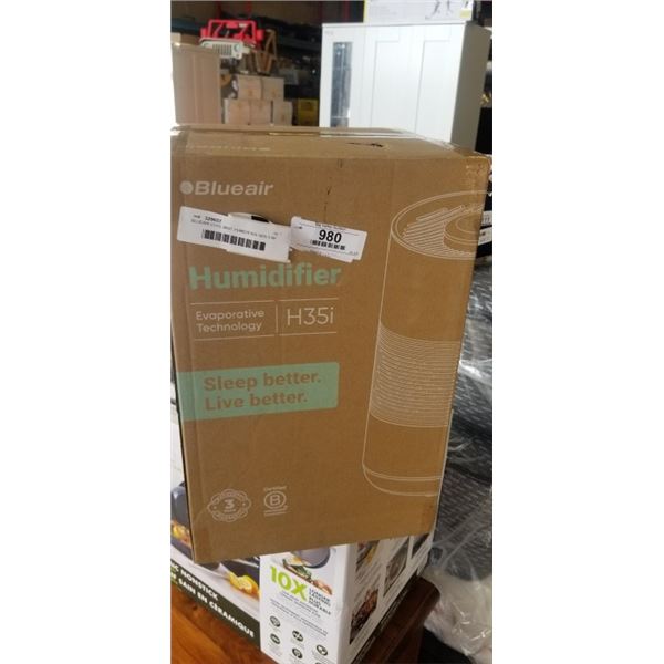 BLUEAIR COOL MIST HUMIDIFIER GEN 3 W/ INVISIBLE MIST TECHNOLOGY - TESTED WORKING, RETAIL $199