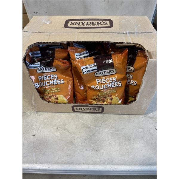 CASE OF SNYDERS CHEDDAR PRETZELS