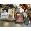 Image 1 : MARILYN MANROE FRAMED PRINT, CANVAS ART, AND 2 IMAGES ON BOARD