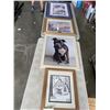 Image 1 : LOT OF FRAMED PHOTOS, SKETCHES, ETC