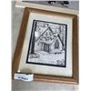 Image 5 : LOT OF FRAMED PHOTOS, SKETCHES, ETC