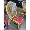 Image 4 : RATTAN GLASSTOP PATIO SET W/ 6 CHAIRS