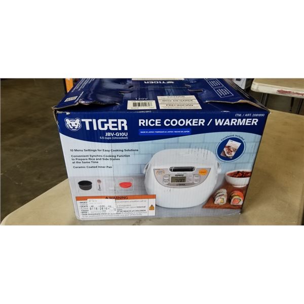 NEW TIGER RICE COOKER/WARMER MODEL JBV-G10U