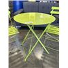 Image 4 : GREEN METAL BISTRO SET