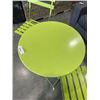 Image 5 : GREEN METAL BISTRO SET