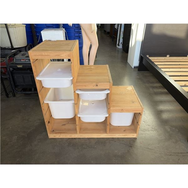 IKEA 3 TEIR TOY BIN ORGANIZER