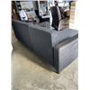 Image 4 : SMALL BLACK SECTIONAL W/ PULLOUT BED