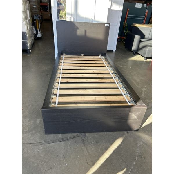 BLACK SINGLE SIZE BEDFRAME