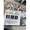 Image 2 : NEW WASHLUXE AREA RUG & RUNNER SET, RETAIL $89