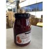 Image 2 : 3 NEW / SEALED JARS OF JAM AND TRAY OF ORANGE FRUIT CUPS - BB JAN 2027