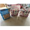 Image 1 : 3 BAGS OF ASSORTED NUTS - 2 BAGS SEALED SNACKS TO GO, OPEN BAG OF CASHEWS
