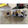 Image 1 : 4L PAIL OF MAYONNAISE AND 3 PACK SEALED MAYO SQUEZZE BOTTLES