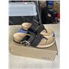 Image 4 : AS NEW CLARKS COLLECTION REILEIGH PARK BLACK NUBUCK WOMANS SANDLES. SIZE 9 US M